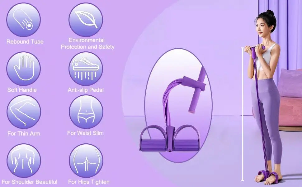FlexCore™ Pedal Puller Band – Total Body Sculpt in a Snap!