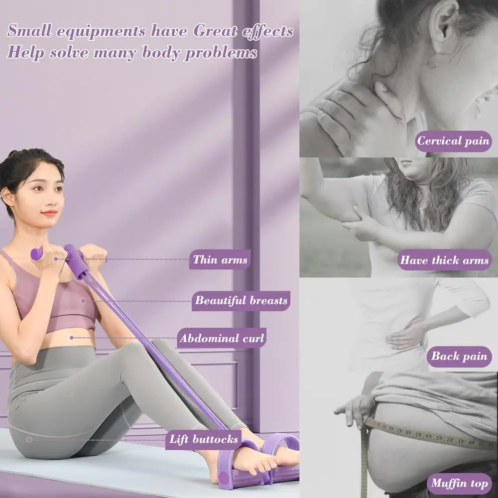 FlexCore™ Pedal Puller Band – Total Body Sculpt in a Snap!