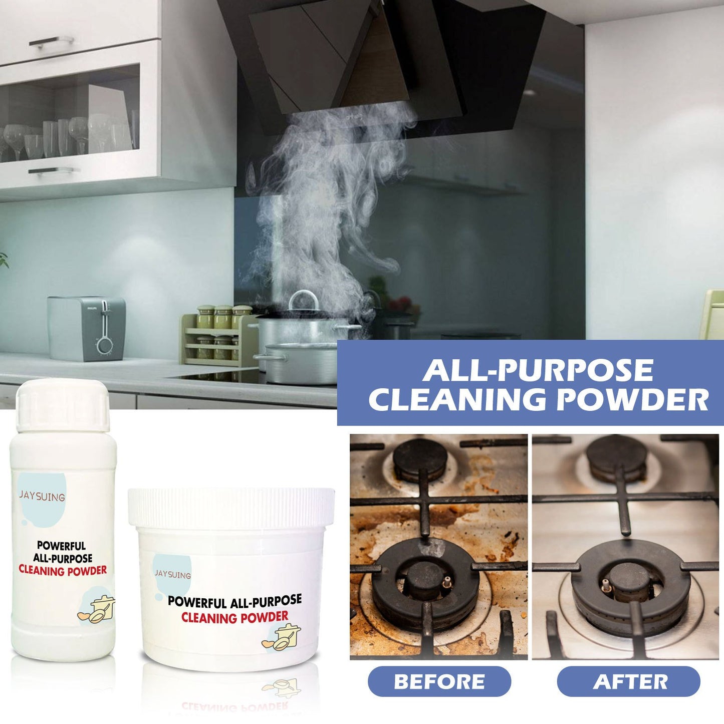 All-Purpose SparkClean™ Kitchen Powder (Pack of 2)