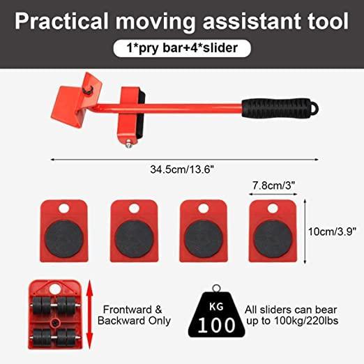 Heavy Furniture Lifter Tools with Sliders for Easy and Safe Shifting