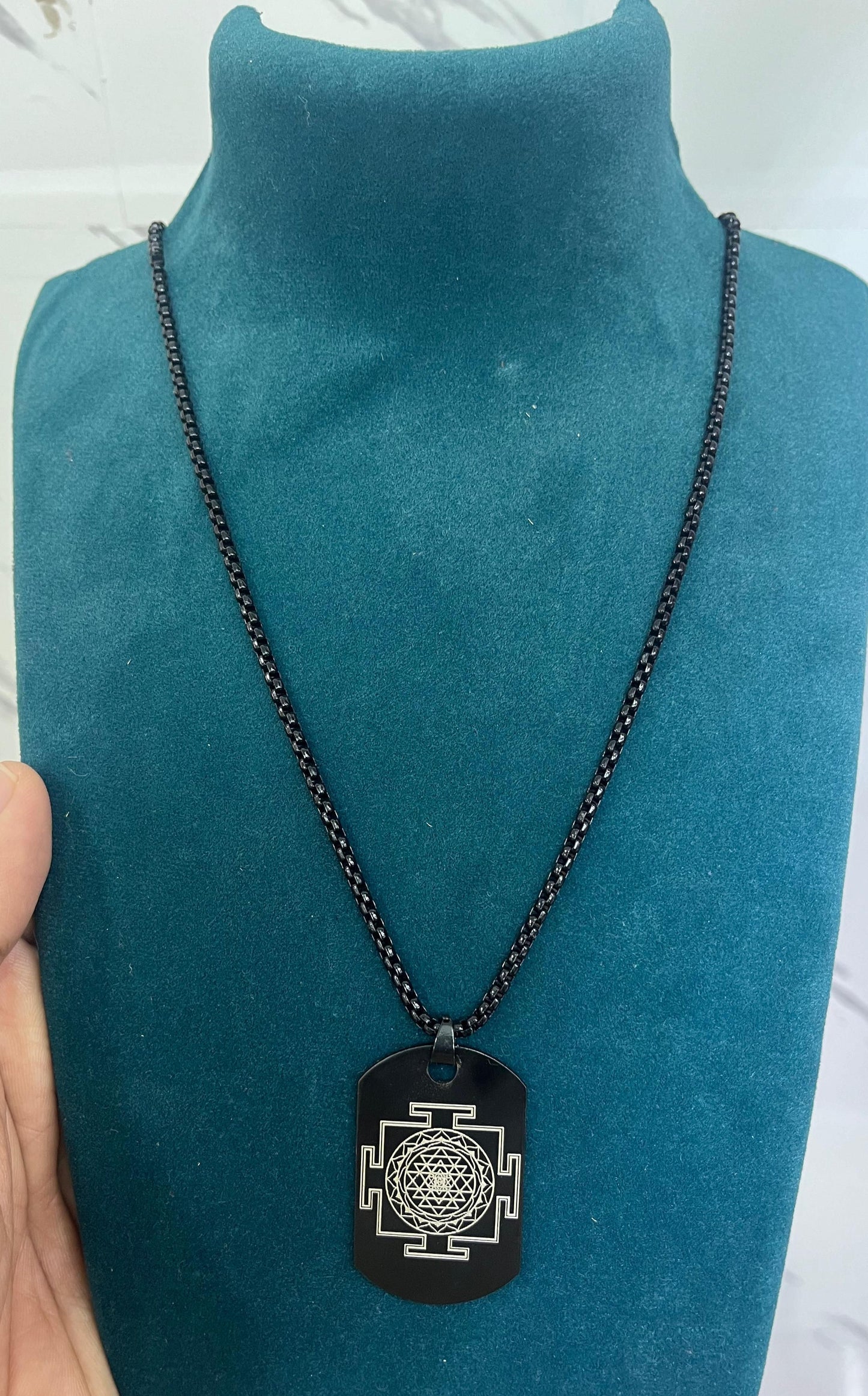 DivineGlow Shree Yantra Prosperity Necklace