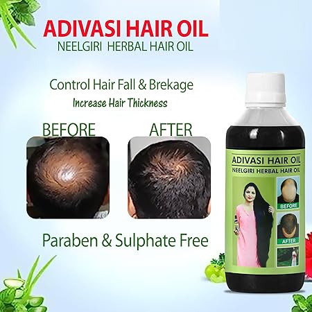 Adivasi Neelgiri Herbal Hair Oil 125ML (Pack of 2)