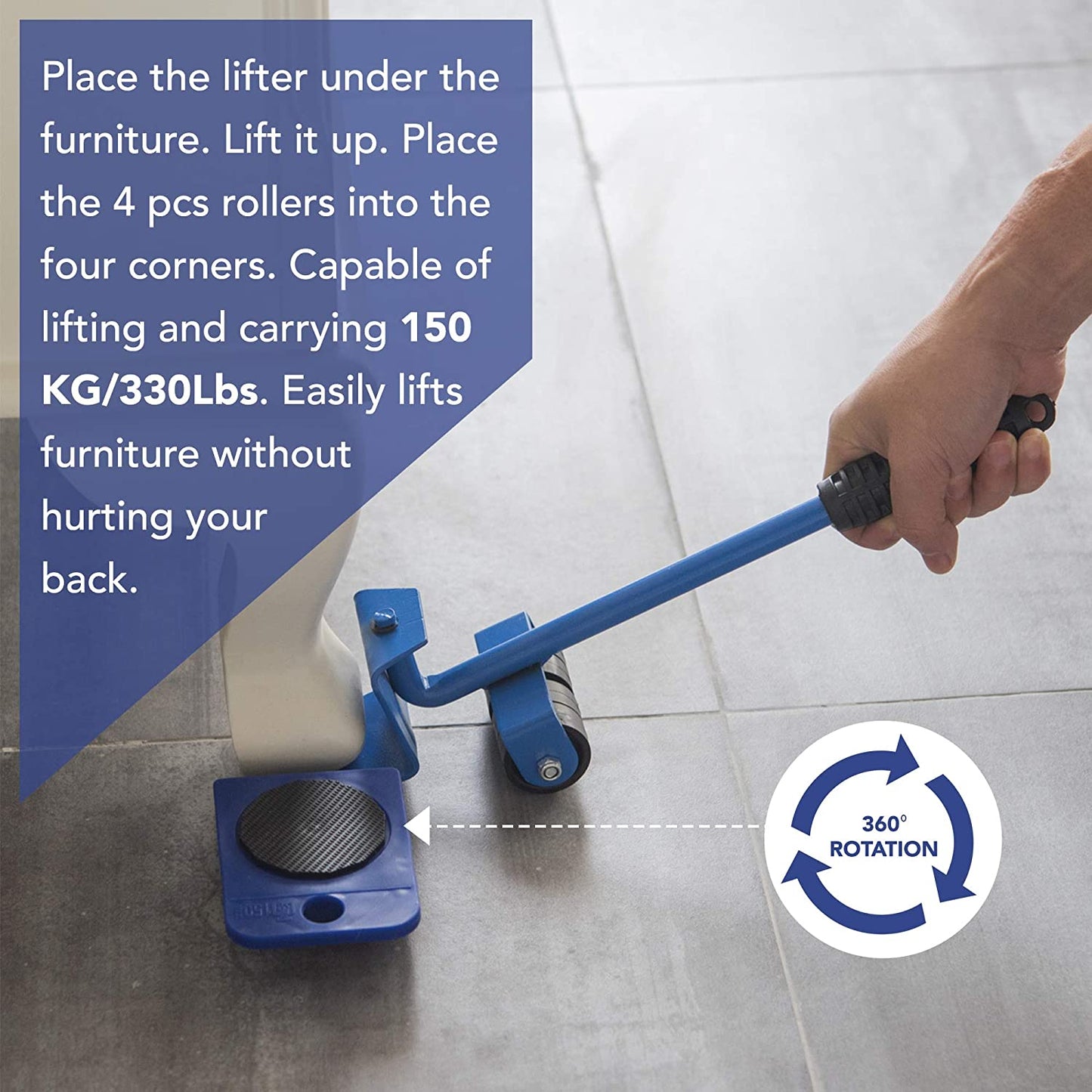 Heavy Furniture Lifter Tools with Sliders for Easy and Safe Shifting