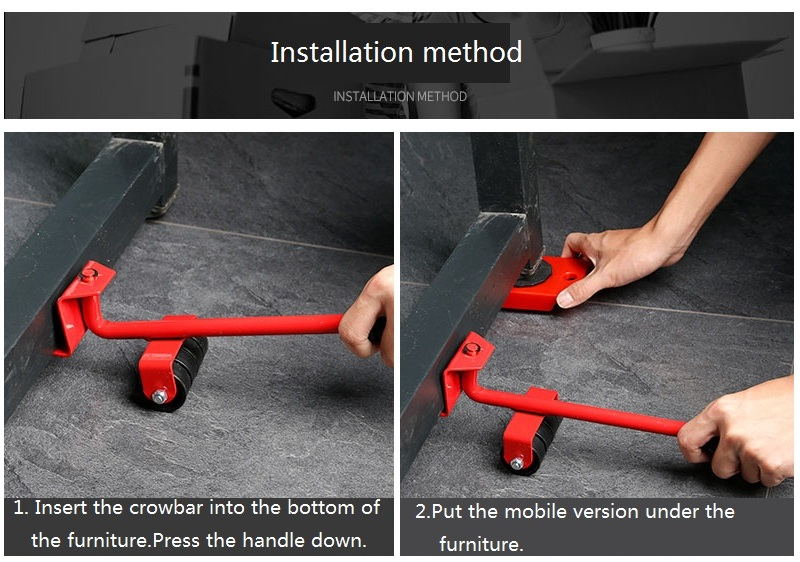 Heavy Furniture Lifter Tools with Sliders for Easy and Safe Shifting