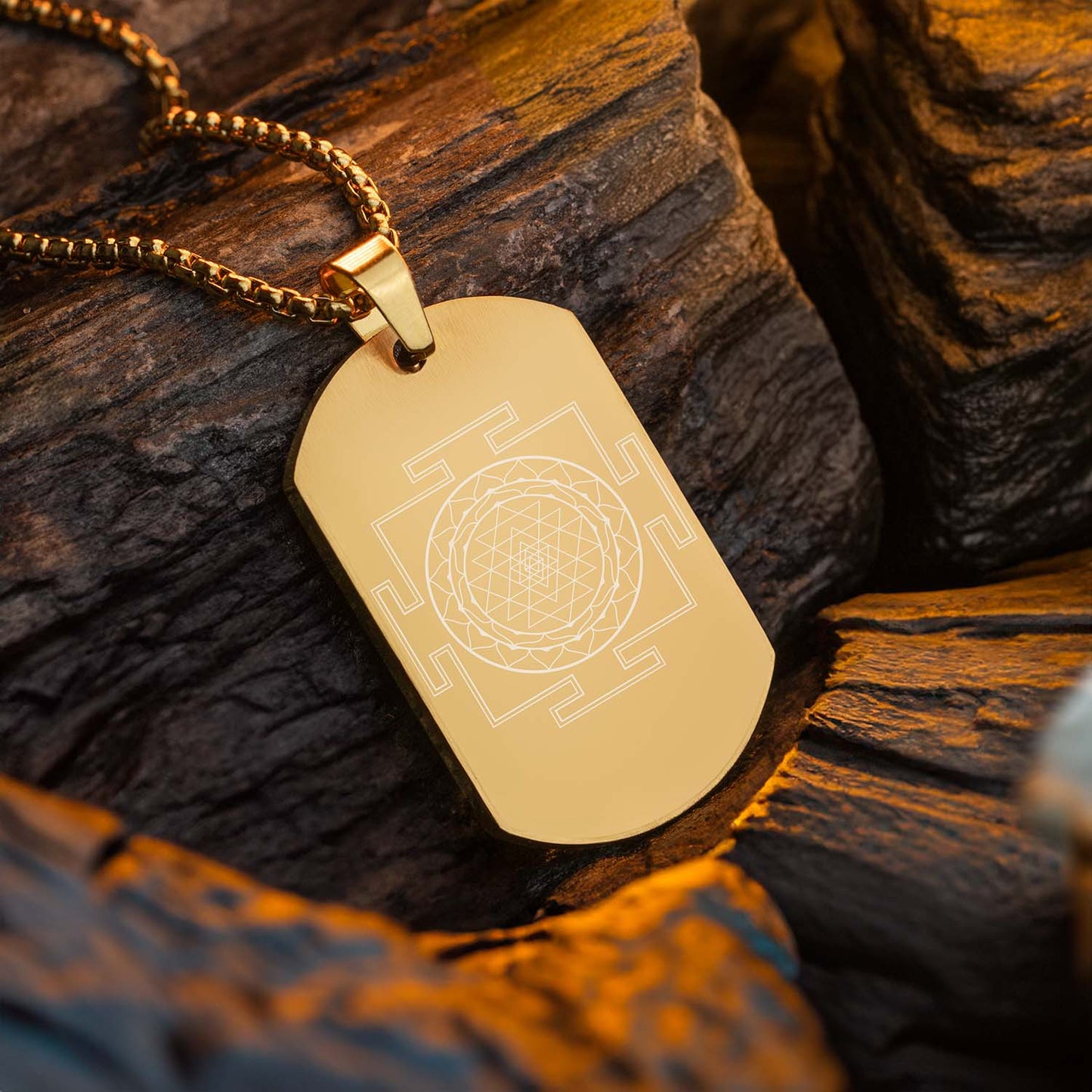 DivineGlow Shree Yantra Prosperity Necklace