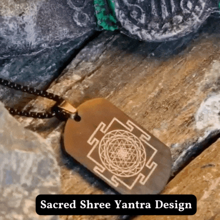DivineGlow Shree Yantra Prosperity Necklace