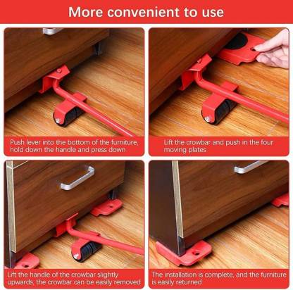 Heavy Furniture Lifter Tools with Sliders for Easy and Safe Shifting