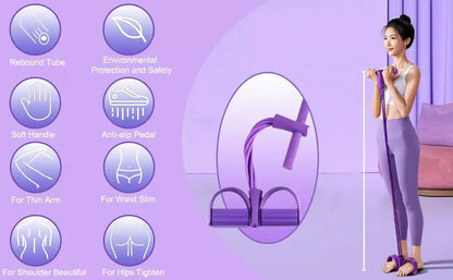 FlexCore™ Pedal Puller Band – Total Body Sculpt in a Snap!