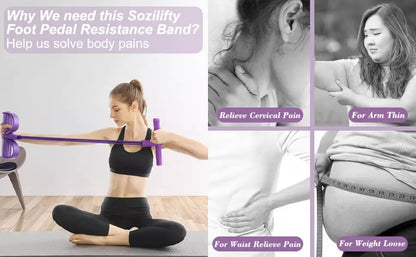 FlexCore™ Pedal Puller Band – Total Body Sculpt in a Snap!