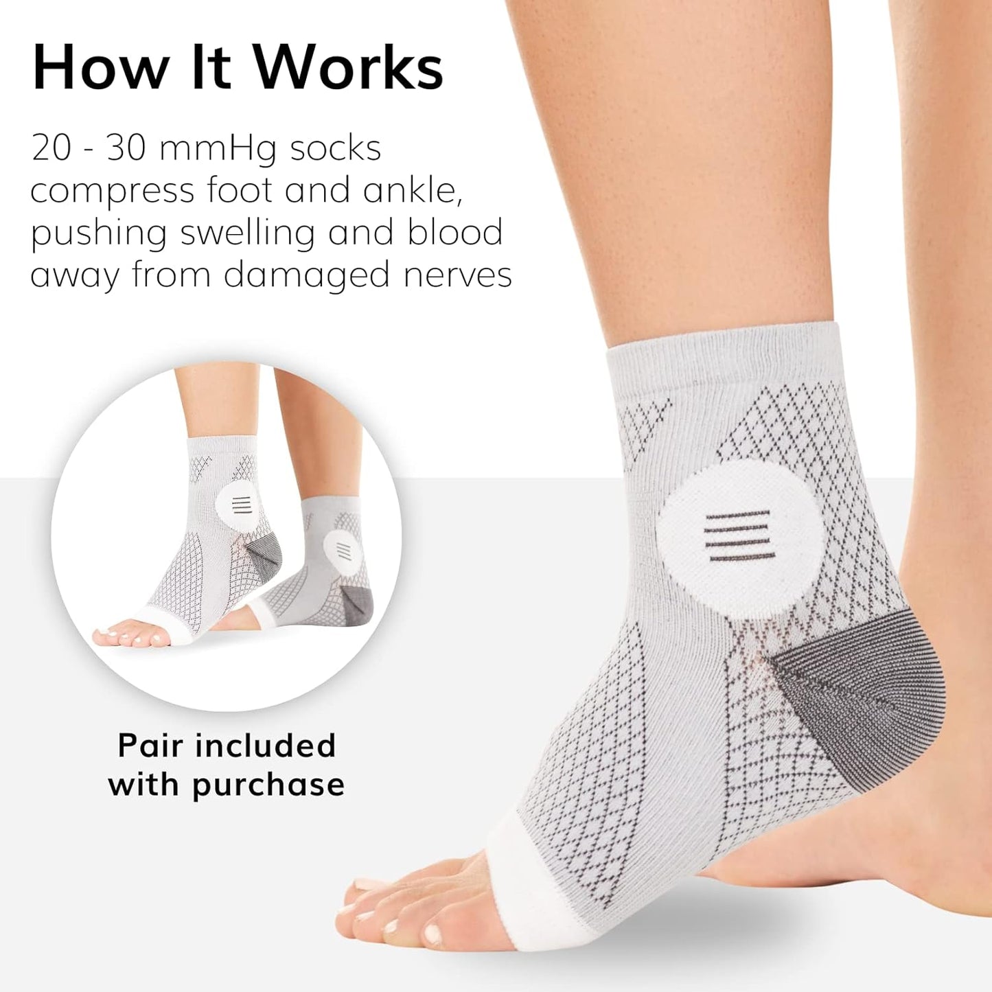 NEURO-EASE COMPRESSION SOCKS – TOTAL RELIEF FOR TIRED, SWOLLEN FEET