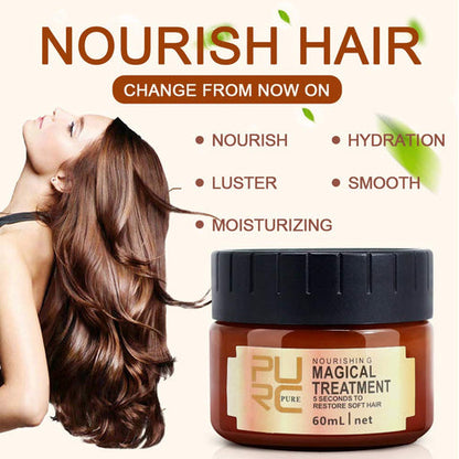 PURE MAGICAL TREATMENT 5 Second to Restore Soft Hair 110gm Pack of 2