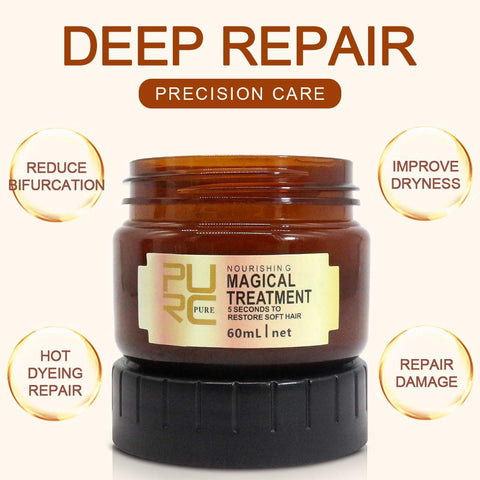 PURE MAGICAL TREATMENT 5 Second to Restore Soft Hair 110gm Pack of 2