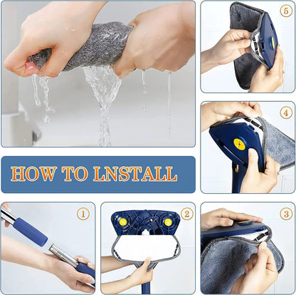TwistClean™ 360° Triangle Magic Mop