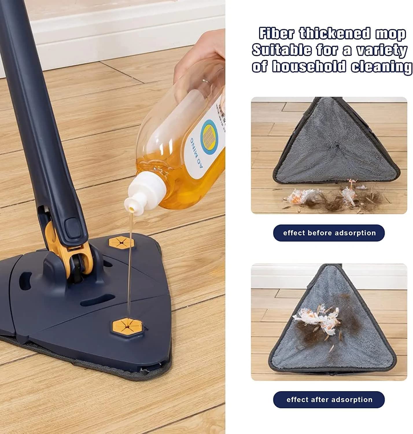 TwistClean™ 360° Triangle Magic Mop