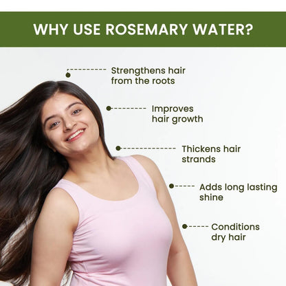 Rosemary Water, Hair Spray For Regrowth (Pack of 3 Bottle & 1 Sprayer)