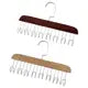 Multifunctional Wooden Hanger with Metal Hooks (Pack of 1)