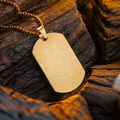 DivineGlow Shree Yantra Prosperity Necklace