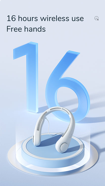 Portable Bladeless Hanging Rechargeable Neck Fan