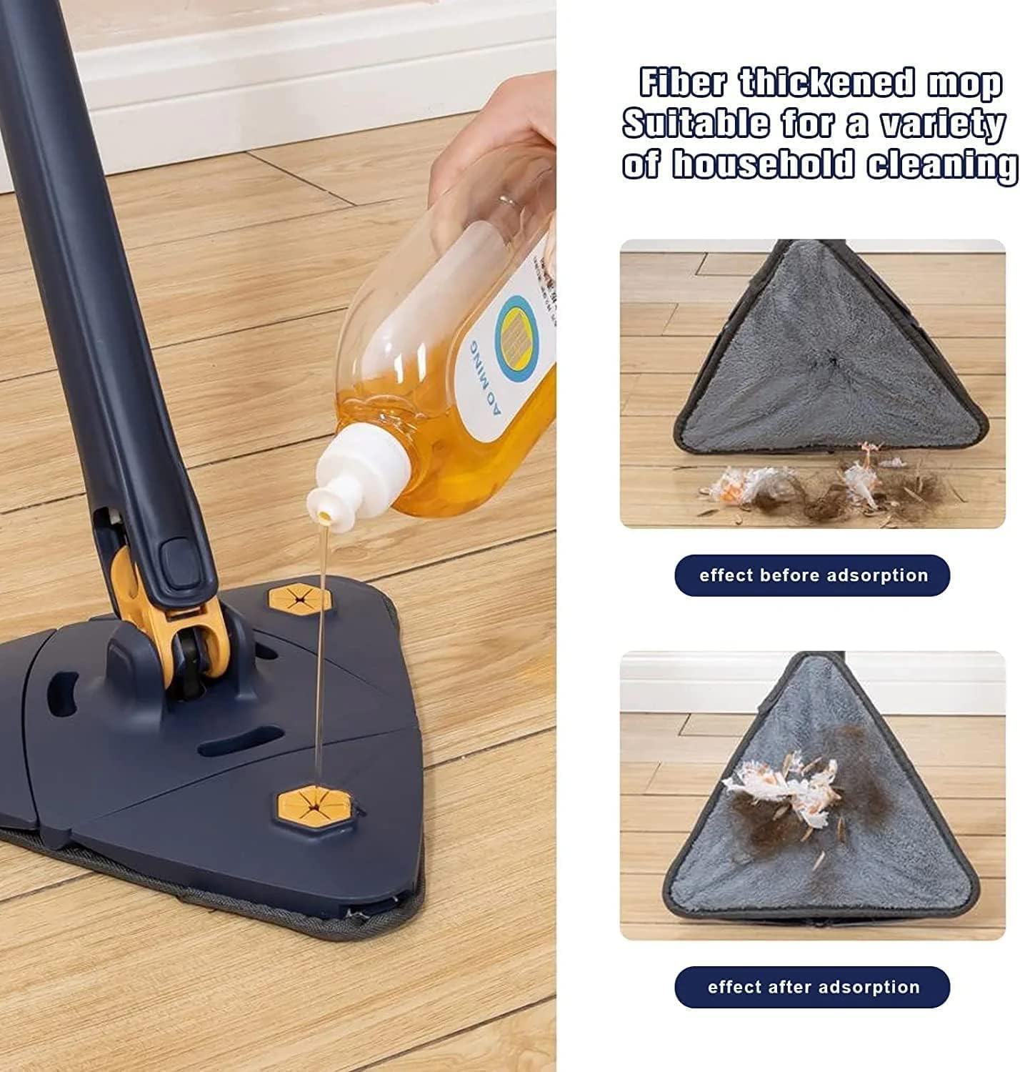 360° Extendable Triangle Mop