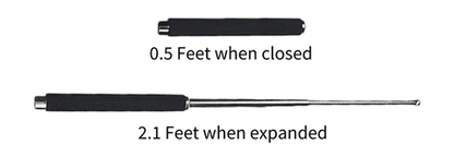 Self Defense Stick or Hand Pointer Extendable Telescopic Retractable Pointer
